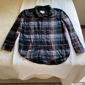 american eagle boyfriend fit flannel